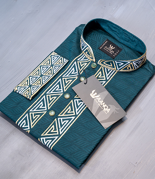 The Heritage Series-Emerald Wing-100% Cotton Jacquard